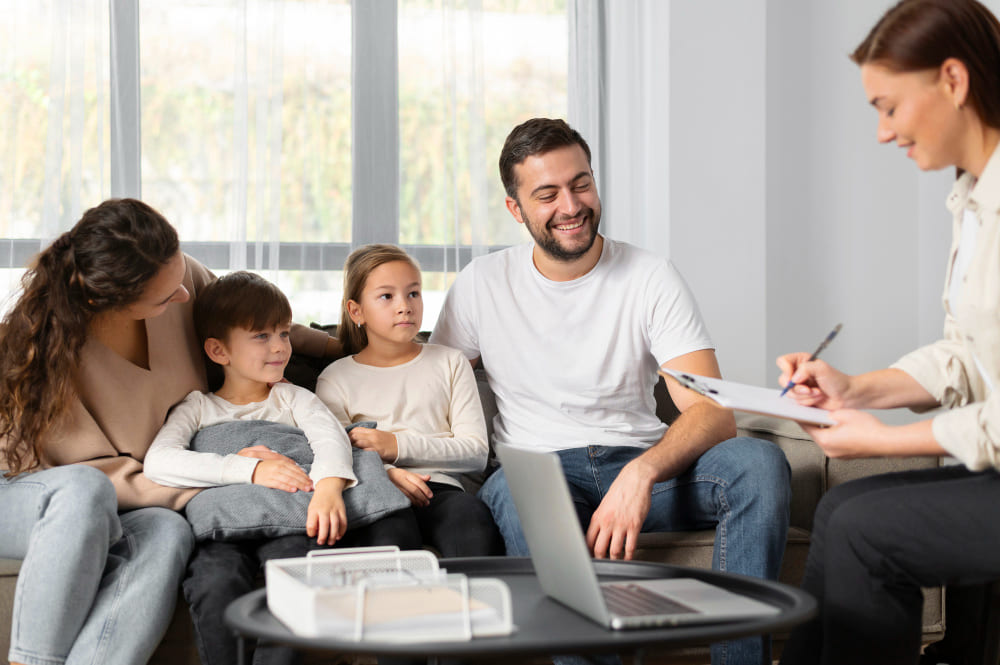 Reunión de la profesora con los padres